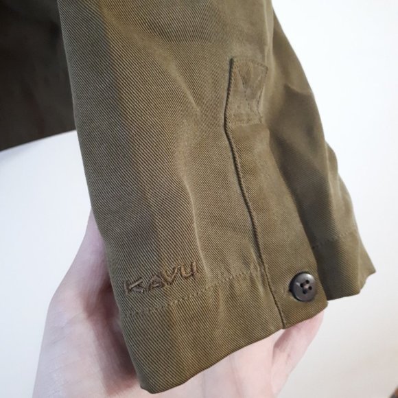 Army Green Button Up Jacket - Picture 2 of 2